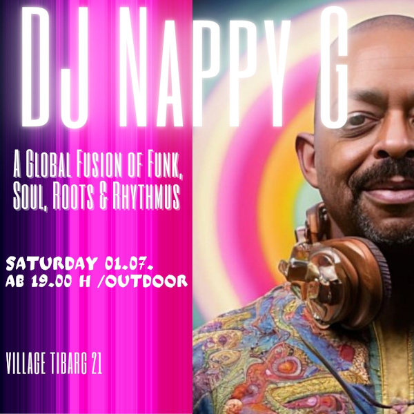 DJ Nappy G, 01.07.2023 ab 19 Uhr - Soul, Funk, Roots