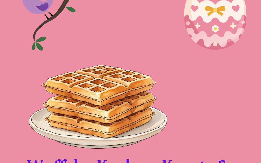 Waffeln Kuchen, Musik und Eierparade