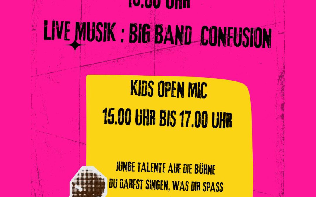 Im Rahmen des Tibarg Festes Live Musik und Kids Open Mic